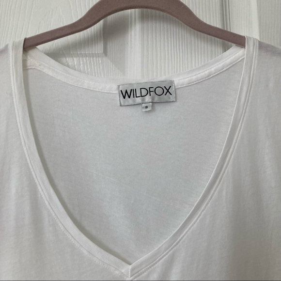 RARE Y2K Wildfox Je T’aime White V-Neck Tee - Picture 6 of 13
